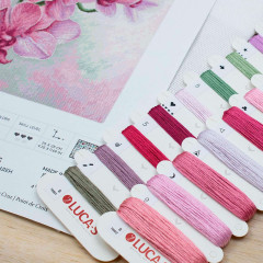 Набор для вышивания «Изящные орхидеи» - Фото 2