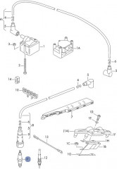 Свеча зажигания NGK 2287 BP5ET - Фото 2