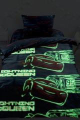 Комплект постельного белья Тачки «Молния» Neon (арт. 8877, 1,5-спальный, хлопок, 1 наволочка 70х70) - Фото 1