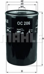 Фильтр масляный OC 206 - Фото 1
