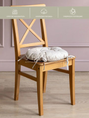 Подушка на стул с тафтингом - Фото 2