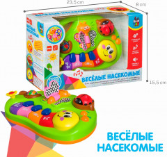 Игрушка разивающая «Веселые насекомые» - Фото 3