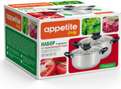 Набор кастрюль с крышками «Polly» - Фото 3