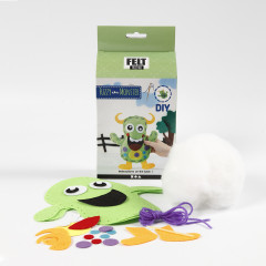 Набор для творчества из фетра «Веселые друзья. Зеленый монстр» - Фото 1