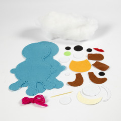 Набор для творчества из фетра «Веселые друзья. Голубой монстр» - Фото 2