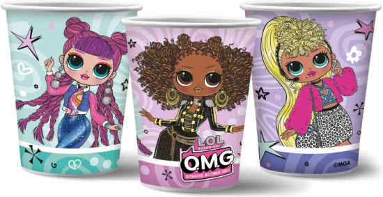 Набор бумажных стаканов « L.O.L. Surprise»