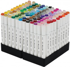 Набор маркеров двусторонних для скетчинга - Фото 3