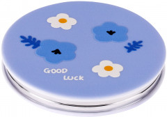 Зеркало карманное «Blue flowers» - Фото 2