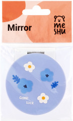 Зеркало карманное «Blue flowers» - Фото 3