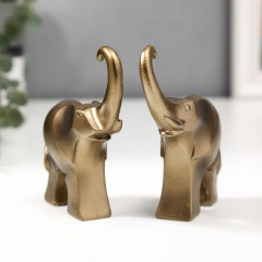 Набор сувениров «Два африканских слона» - Фото 1