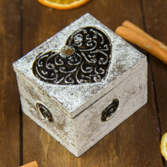 Шкатулка декоративная «Сердце» - Фото 2