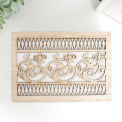 Шкатулка декоративная «Ажурная резьба» - Фото 2