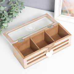 Шкатулка декоративная «Сердечко на верёвке» - Фото 1