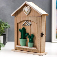 Ключница «Кактусы в горшочках» - Фото 1