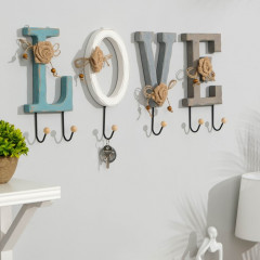 Крючки для одежды декоративные «Love» - Фото 1