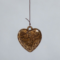 Музыка ветра «Сердечко с розой в круге» - Фото 3