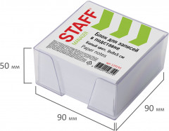 Блок для записей в прозрачной подставке - Фото 1