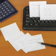 Блок для записей в прозрачной подставке - Фото 4