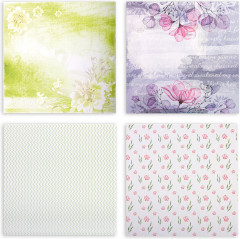 Набор бумаги для скрапбукинга «Нежность природы» - Фото 3