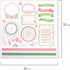 Набор бумаги для скрапбукинга «Нежность природы» - Фото 7