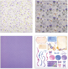 Набор бумаги для скрапбукинга «Прованс» - Фото 4