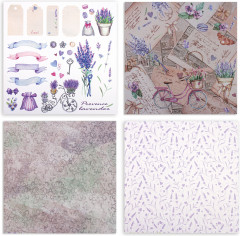 Набор бумаги для скрапбукинга «Прованс» - Фото 6