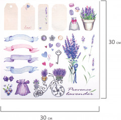 Набор бумаги для скрапбукинга «Прованс» - Фото 7