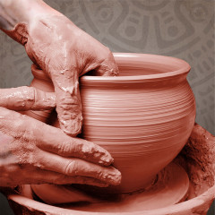 Глина для скульптурной лепки вакуумированная, красная - Фото 8