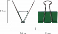 Набор зажимов для бумаг - Фото 4