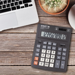 Калькулятор настольный Plus STF-333 - Фото 7