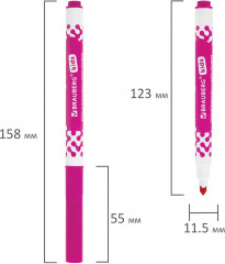 Набор фломастеров утолщённых - Фото 2