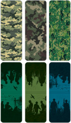 Закладки для книг магнитные «Military» - Фото 1