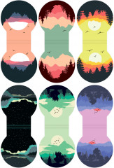 Закладки для книг магнитные «Sunset» - Фото 1