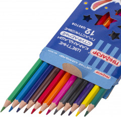 Карандаши цветные стираемые с ластиком - Фото 3