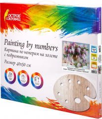 Картина по номерам «Сирень и черешня» - Фото 2