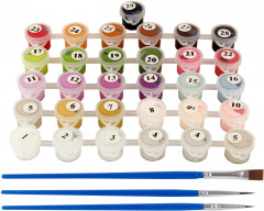 Картина по номерам «Сирень и черешня» - Фото 6