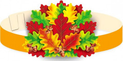 Комплект масок-ободков для группы детского сада «Осенние листья» - Фото 2