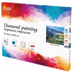 Мозаика алмазная «Горное озеро» - Фото 2