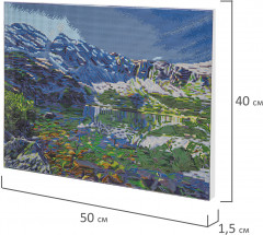 Мозаика алмазная «Горное озеро» - Фото 8