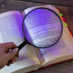 Лупа просмотровая 3-х кратное увеличение - Фото 6