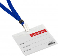 Шнурок для бейджа текстильный - Фото 3