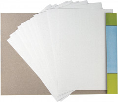 Набор картона белого «Юнландик и рыбки» - Фото 1