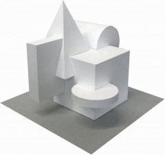 Набор картона белого «Домики» - Фото 3