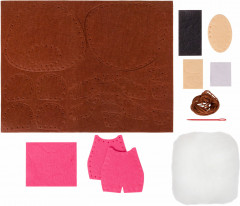 Набор для изготовления игрушки из фетра «Медвежонок» - Фото 7