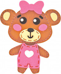 Набор для изготовления игрушки из фетра «Медвежонок» - Фото 10