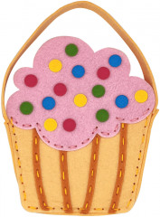 Набор для шитья сумочки из фетра «Кексик» - Фото 10