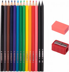 Набор карандашей цветных «Монстрик» - Фото 1