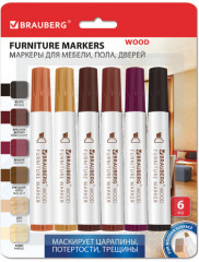 Набор маркеров для ремонта мебели и изделий из дерева - Фото 2