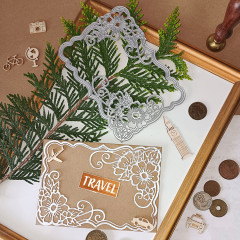 Нож для вырубки и тиснения «Цветочная рамка» - Фото 4