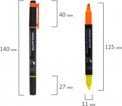 Набор текстовыделителей двусторонних - Фото 12